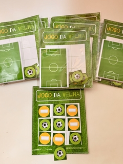 Kit Jogo da Velha com Bloquinho - Futebol