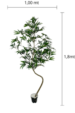 Planta Árvore Artificial Bambu Mosso Sem Vaso 1,8 Mt - comprar online