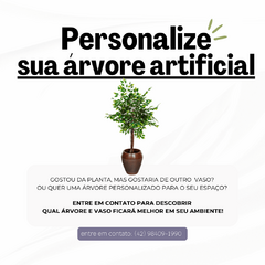 Planta Árvore Artificial Ficus Sem Vaso 1,7 Mt - comprar online