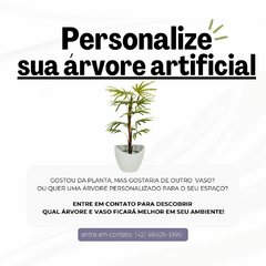 Planta Árvore Artificial Rafia Sem Vaso 1,20 Mt - comprar online