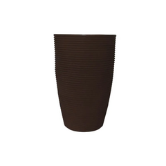 vaso cone riscato 45 em polietileno - Ozem Decor