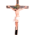 Crucifixo com medalha de São Bento em borracha 70Cm