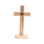 Crucifixo de Mesa/Parede Imbuia Ouro Velho São Bento 26 Cm - Filhos de Fé