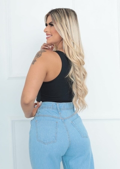 Calça Jeans Feminina Wide Leg Premium Casual - comprar online