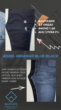 AD200- MIRAMAR BLUE BLACK