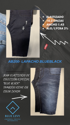 AB200- LAPACHO BLUE BLACK