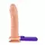 Dildo com Prepúcio e Vibrador 18 X 4,5 CM