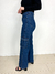 CALÇA JEANS WIDE LEG CARGO LAVINIA - Moos Store - Moda Feminina Online