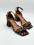 SANDALIA SALTO BAIXO ANNIE ANIMAL PRINT