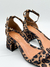 SANDALIA SALTO BAIXO ANNIE ANIMAL PRINT - Moos Store - Moda Feminina Online