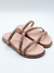 BIRKEN MYKONOS COM STRASS E TIRA DUPLA ROSE