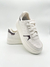 TENIS YASMIN FLATFORM MÉDIO BRANCO DETALHES PRATA VELHO TR517 ( 2205 ) - comprar online