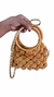 Cartera Macrame Mini Shell Dorada - comprar online