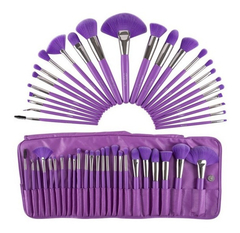 Estuche 14 Brochas Purple Beauty Creations