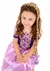 Fantasia Vestido Rapunzel Infantil Festa Luxo Com Trança - loja online