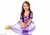 Fantasia Vestido Rapunzel Infantil Festa Luxo na internet