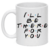 Caneca branca com a frase "I'LL BE THERE FOR YOU" em estilo da série Friends.