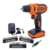 Furadeira parafusadeira sem fio de 10mm Black+Decker LD12SC 12V + accesorios com maleta de transporte 110V/220V na internet