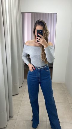 Calça Jeans Wide Leg