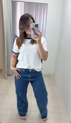 Calça Jeans Pantalona Louise - comprar online