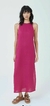 Vestido 100% linho Majorelle