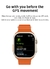 Ultra NFC Smartwatch para homem e mulher, GPS Track, Bluetooth Call, BT Music, J na internet