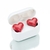 Imagem do Fone de ouvido via Bluetooth em formato de coração bonito e elegante.
