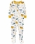 Pijama Macacão infantil Carter's Branco/Amarelo Tratores na internet