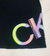 Camiseta Manga Curta Preta Calvin Klein C/Detalhes Coloridos na internet