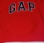 Blusa De Moletom Vermelha C/ Capuz Logo Bordado GAP Original na internet