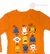 Camiseta Mang Longa Laranja Gap Estampa Monstrinhos Infantil na internet