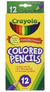 Caixa De Lápis De Cor Crayola Com 12 Cores Escolar