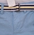 Calça de Sarja Azul Com Cinto Listrado Ralph Lauren Original - comprar online