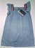 Vestido Jeans Tommy Hilfiger Alça Listrada Importado - comprar online