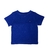 Camiseta Azul Manga Curta Lisa Gola Redonda Tommy Infantil - comprar online