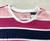 Camiseta Manga Curta Rosa C/Listras Coloridas Tommy Hilfiger - comprar online
