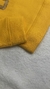 Blusa Moletom Gola Redonda detalhe GAP em Glíter Amarelo na internet
