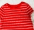 Camiseta Manga Curta Vermelha Listras brancas Tommy Hilfiger - loja online