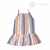 Vestido Infantil Colorido Detalhes Botões Calvin Klein - comprar online