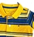 Camisa Polo Amarela Com Listras Tommy Hilfiger Infantil - comprar online