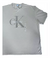 Camiseta Manga Curta Bege Calvin Klein Estampa em Marrom na internet