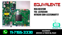 PLACA MONOPLACA RCA XC32SM COD: 40-RT41PB-MPB2HG