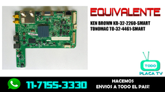 PLACA MONOPLACA KEN BROWN KB-32-2260-SMART COD: 5800-A6M83B-0P20