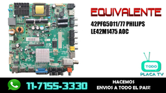 PLACA MONOPLACA PHILIPS 42PFG5011/77 COD: MSD6308-T8C2