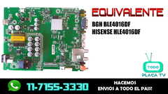 PLACA MONOPLACA BGH BLE4016DF COD: RSAG7.820.6908