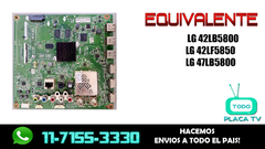 PLACA MAIN LG 42LB5800 COD: EAX65610206 (1.0)