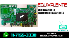 PLACA MONOPLACA TELEFUNKEN TKLE3218RTX COD: 35022968