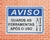 Placa Aviso Guarde as ferramentas após o uso (AV23) - comprar online