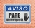 Placa Aviso Pare Identifique-se (AV25) - comprar online