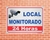 Placa Local Monitorado 24 horas (IN02) - comprar online